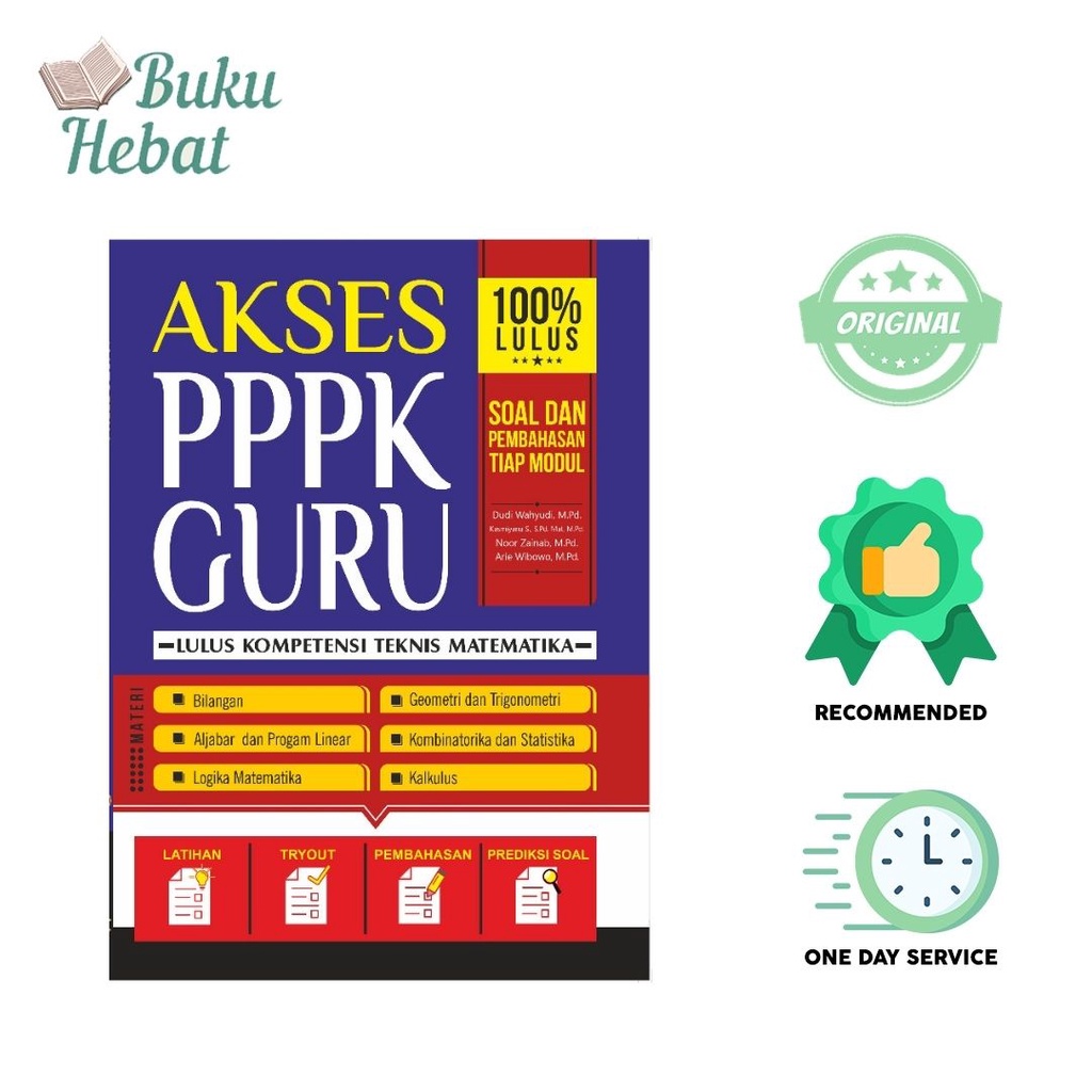 Buku Akses PPPK Guru Lulus Kompetensi Teknis Matematika Lulus PPPk 2021