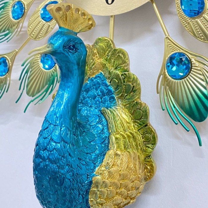 Jam Dinding Merak type A48/Jam Dinding Merak/Jam dinding/hiasan - Merak Kecil