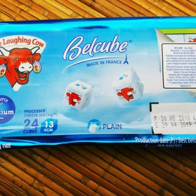 

The laughing cow belcube cheese