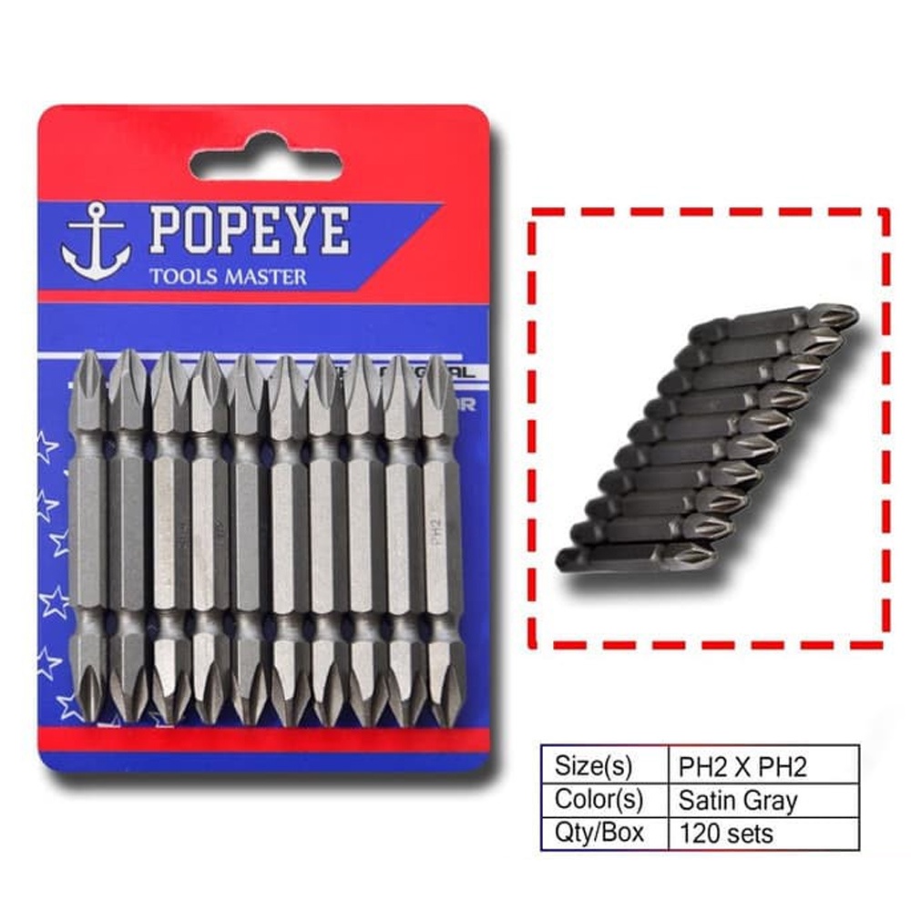 Mata Obeng Magnetic / Mata Bor Obeng Set 6,5mm 4,5mm /isi 10 pcs