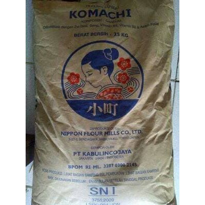 

Terjual TEPUNG TERIGU KOMACHI/FUJI 1kg Bagus