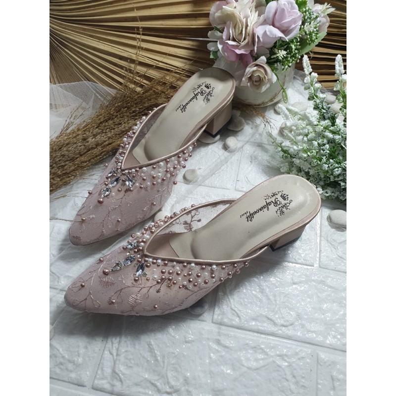 sepatu Julia rosemocca tinggi 5cm