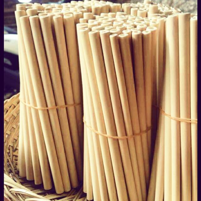 Pipet Bambu / Sedotan Bambu / Bamboo Straw