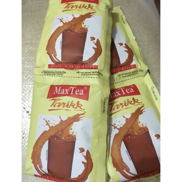 MAX TEA Tarik 25 gram renteng isi 10 maxtea teh tarik