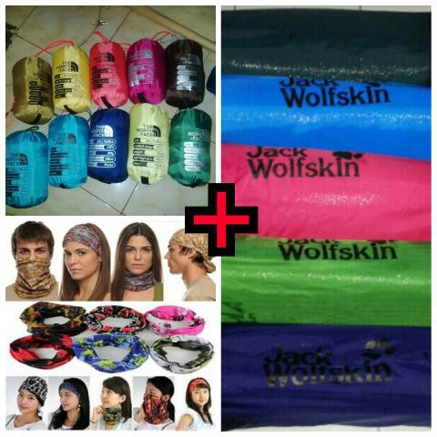 Sleeping bag Polar + Matras Foil + Buff