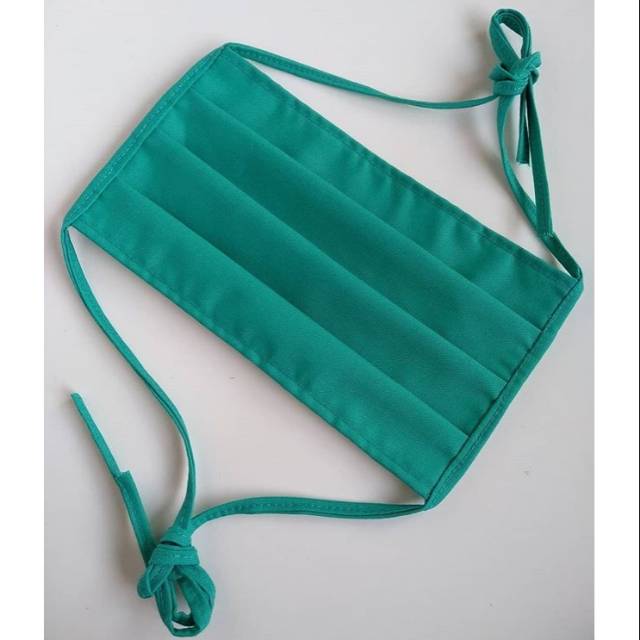 MASKER KAIN POLOS WARNA HIJAU TOSCA Shopee Indonesia