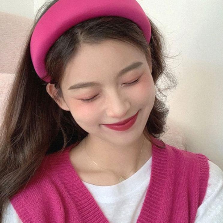 Bagus Dipakai.. Bando bandana headband korea polos besar / bando lebar korea / bando busa tebal / ba