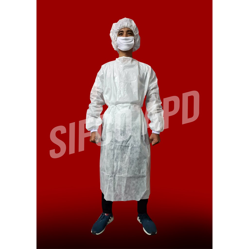 Surgical Gown & Surgical Cap 45 Gsm Laminated