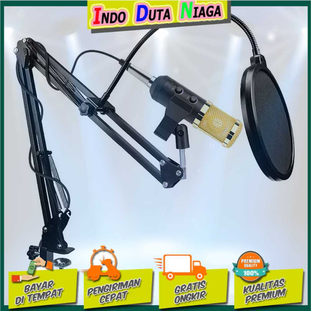 IDN TECH - TaffSTUDIO Professional Condenser Microphone BM-900+Scissor Arm Stand