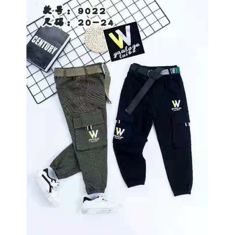 PUSAT GROSIR baju anak / joger anak tanggung import usia 5-9 tahun isi 3 pcs