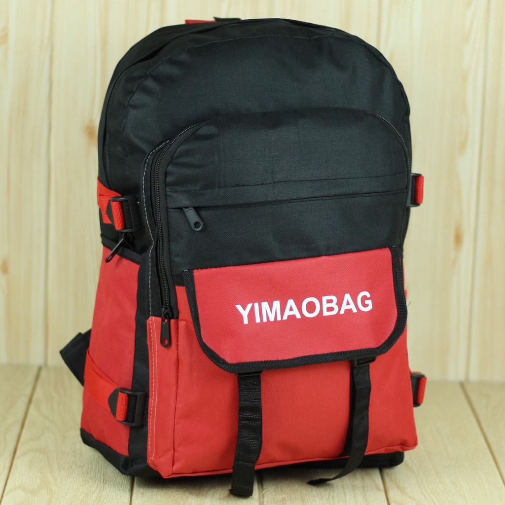 TERBARU Tas Gendong Pria Wanita Backpack Korean Style YIMAOBAG Multifungsi Tas Sekolah Kuliah Kasual