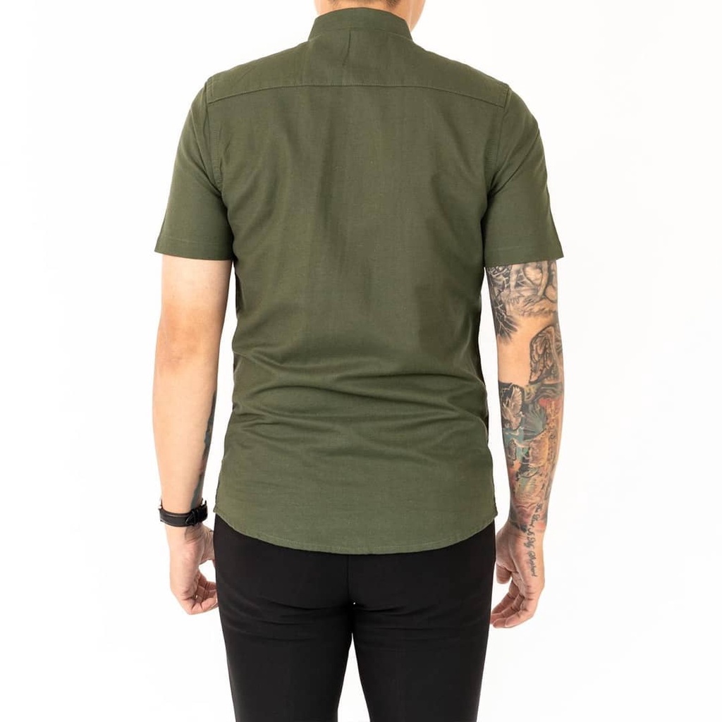 KEMEJA POLOS PENDEK SLIMFIT SIZE NORMAL M L XL XXL XXXL