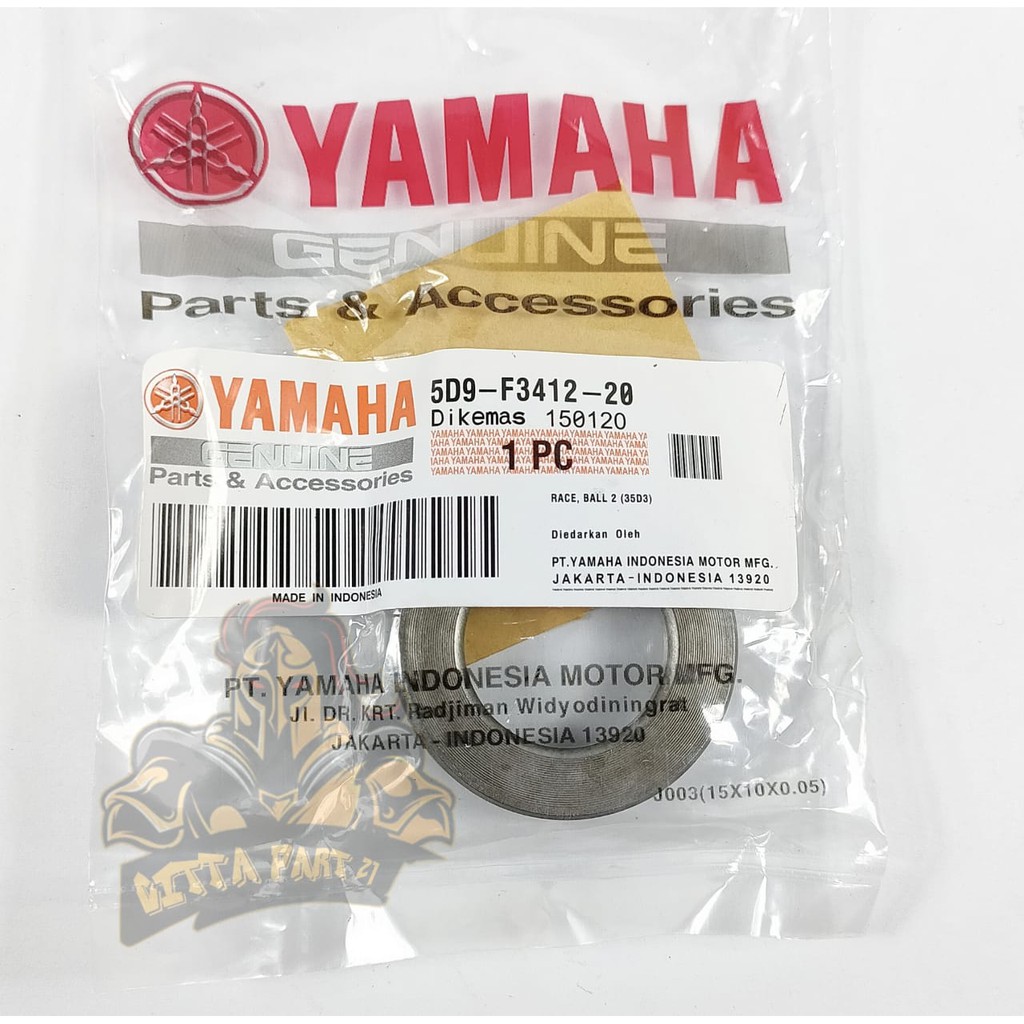 COMSTIR KOMSTIR YAMAHA 35D BEARING STANG STIR KUALITAS ASLI ORIGINAL YAMAHA YGP PREISISI PAS AWET DAN DIJAMIN MANTAPJUPITER Z , VEGA R NEW , VEGA ZR , JUPITER Z1 , JUPITER MX , MX KING , MX NEW , MIO , MIO SOUL , FINO , MIO J , MIO M3 , MIO Z MIO S SOUL