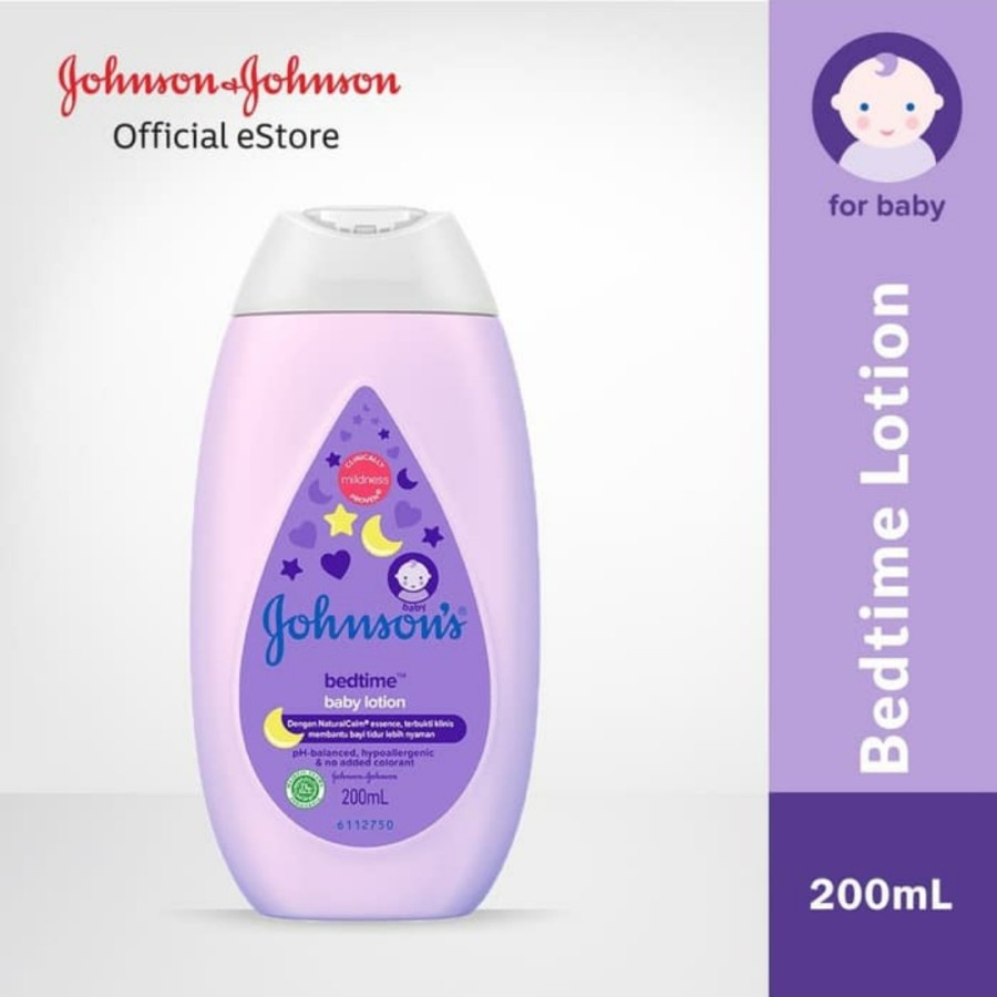 JOHNSONS BEDTIME BABY LOTION 200ML/PERAWATAN KULIT BAYI