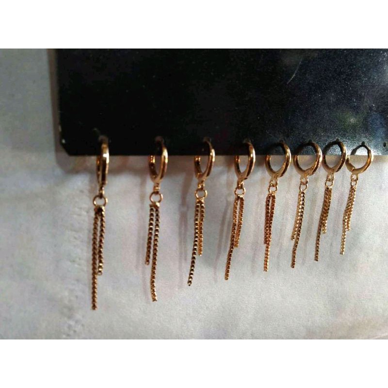 IP-M anting titanium Korea anti karat anti luntur/ anting pria wanita/ anting tusuk