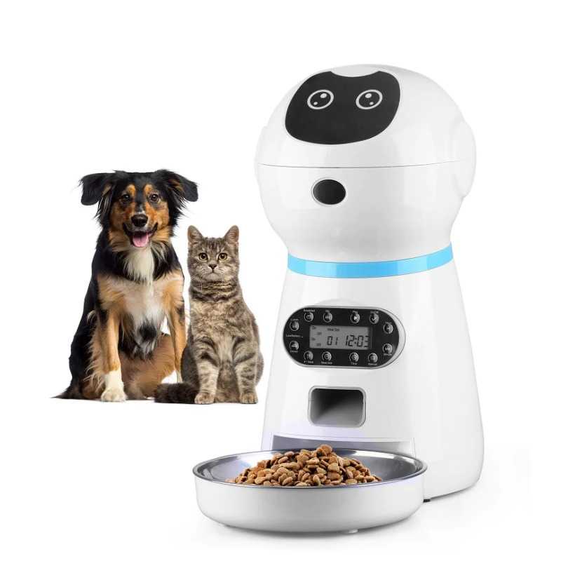 ARS - ZKYJ Tempat Makan Hewan Anjing Automatic Pet Food Dispenser 3.5L