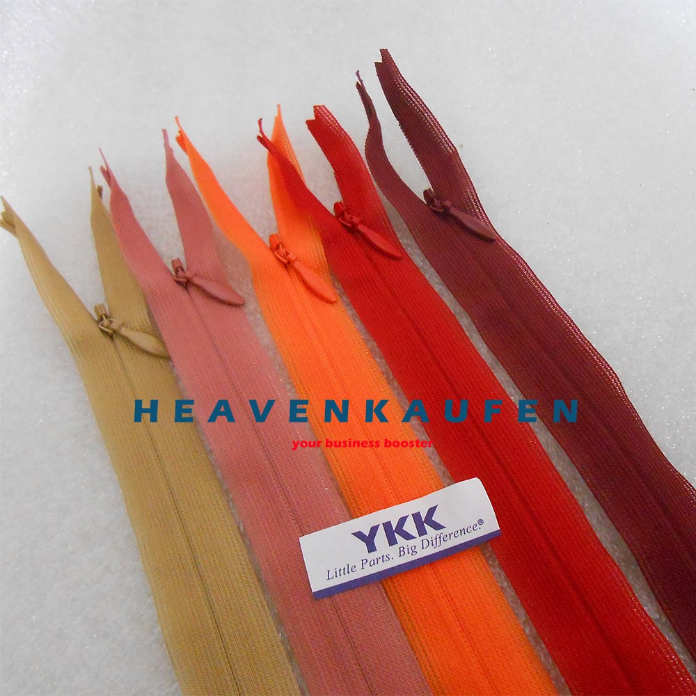 Resleting Zipper Jepang YKK 60 cm (Invisible Zipper) Murah