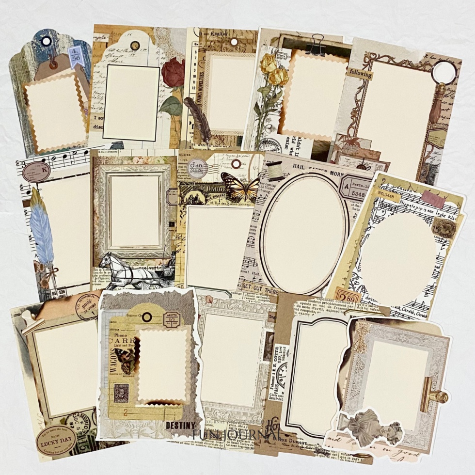 

BIG AND THICK EPHEMERA PAPER PACK UNTUK JOURNAL JURNAL PLANNING PLANNER SCRAPBOOK DIY BUJO