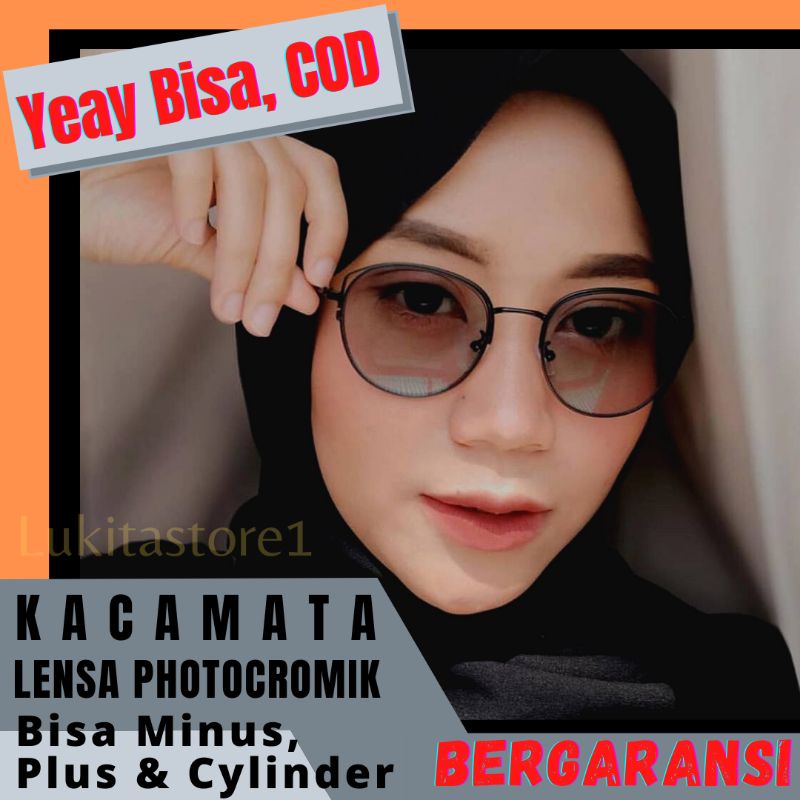 Kacamata Photocromic / Blueray 1308