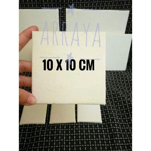 

Canvas Kanvas Lukis 10 x 10 cm mini + triplek / plywood