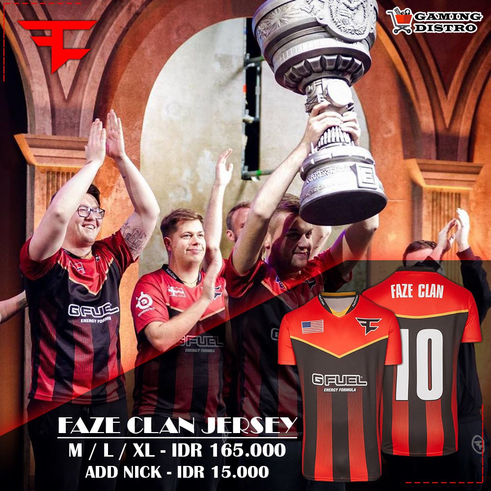 Jual Jersey Faze CLan - Kaos Game Faze Clan CSGO Indonesia|Shopee Indonesia