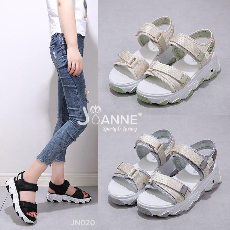 RESTOCK!! JOANNE Wedges Sandals Import Wanita JN020