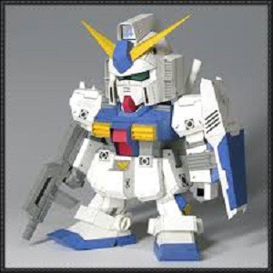 DIY Papercraft SD RX-78NT-1-Gundam-Alex