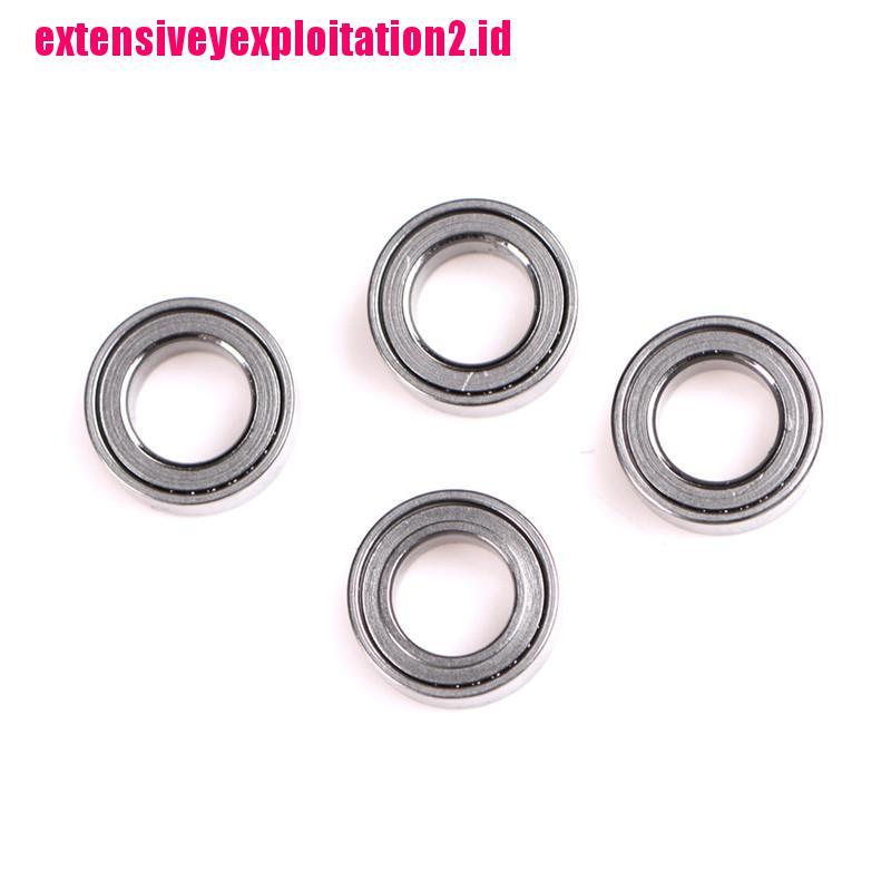 4pcs ball bearing MR74ZZ MR74ZZ 4x7 X 2.5 4x7 X 2.5mm Bahan metal shield