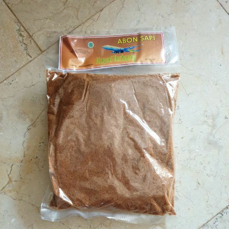 

Abon sapi cap Kapal Terbang 1kg