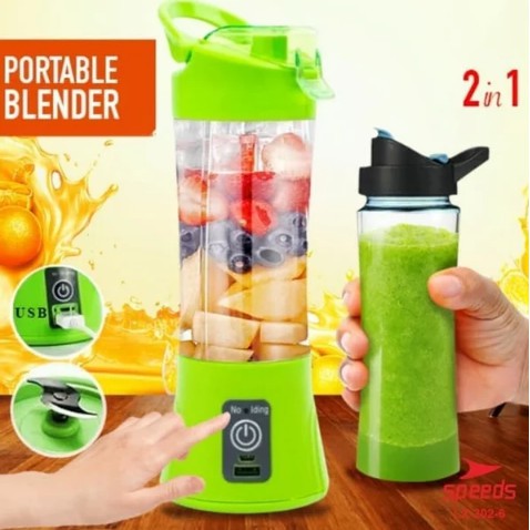 Blender portable mini USB rechargeable alat pembuat jus juicer shake n take juser buah elektrik rechargeable