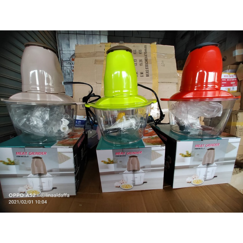 (VCM) Blender Daging stainless Elektrik Meat Grinder Blender Serbaguna Gilingan Daging murah