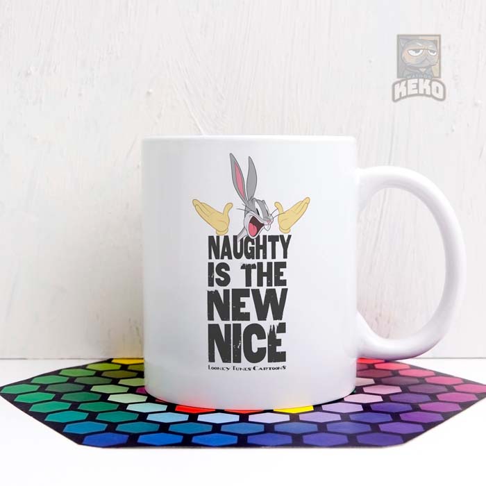 Mug Keramik BUGS BUNNY Naughty Is The New Nice Giant