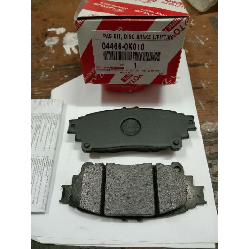 kampas rem belakang brake pad rear fortuner vrz