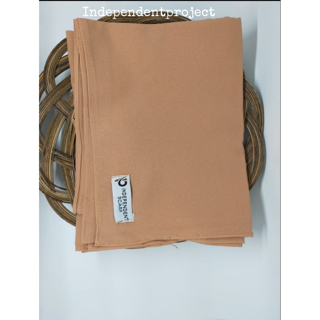 Pashmina Tali Diamond Crepe 180x75-Peach