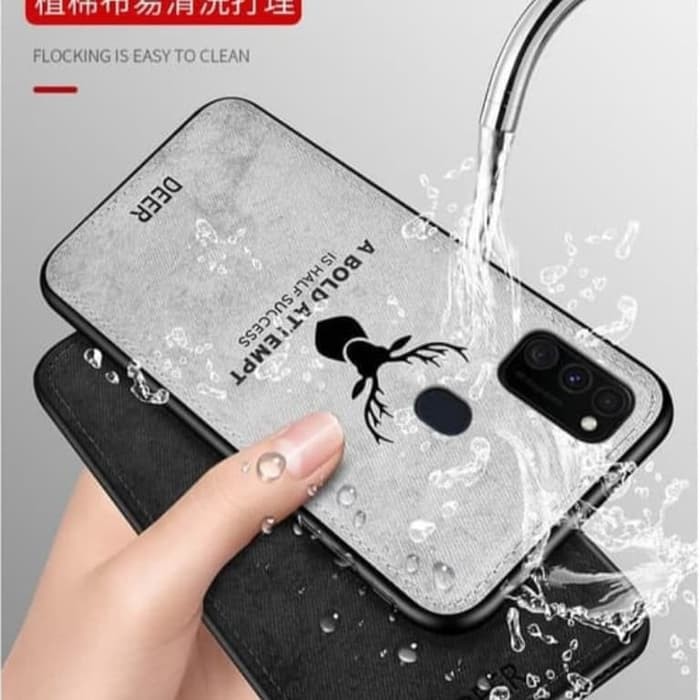 Soft Case Samsung M21 2020 (6,4" ) Case Pelindung Belakang Deer Original