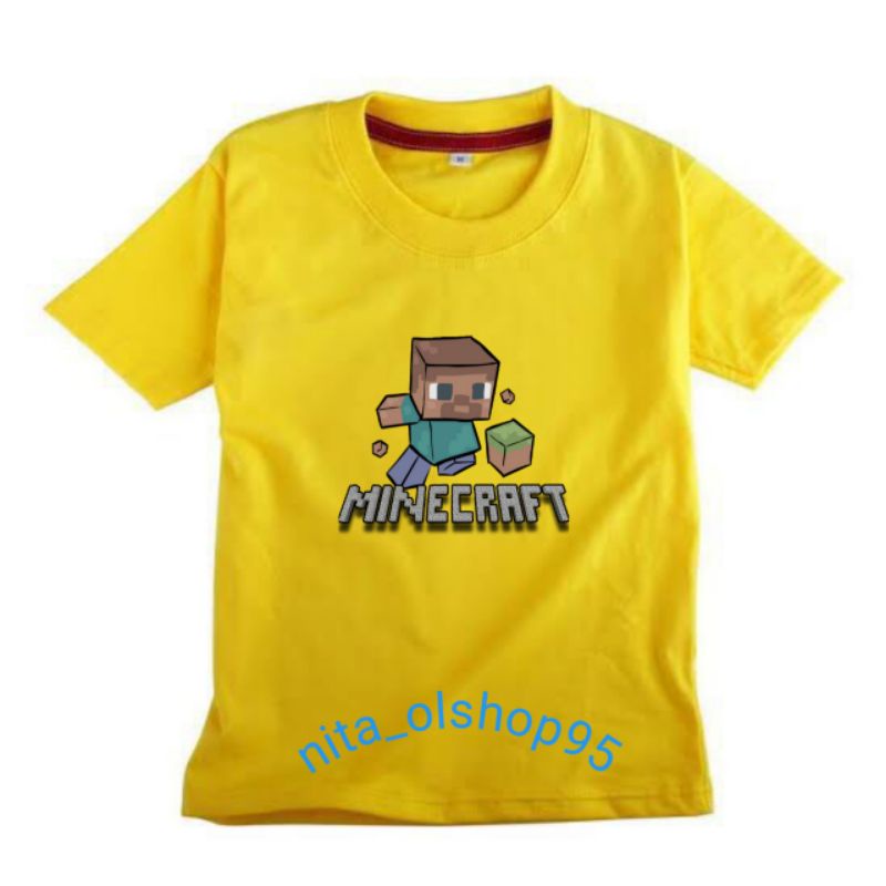 baju minicraft Minecraft / baju anak karakter