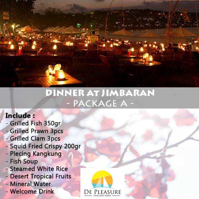 Voucher Dinner at Jimbaran Paket A