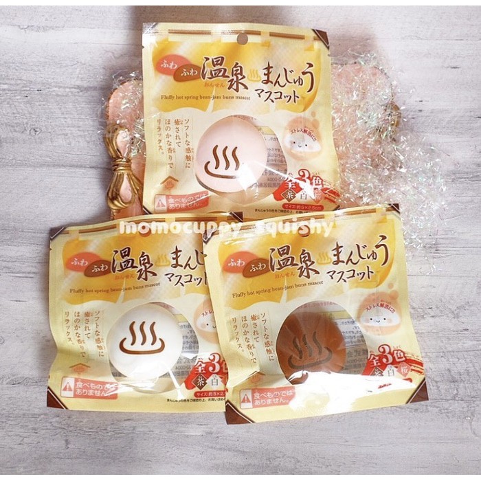 Squishy licensed onsen bun ORIGINAL JAPAN ( squishy bakpao onsen)