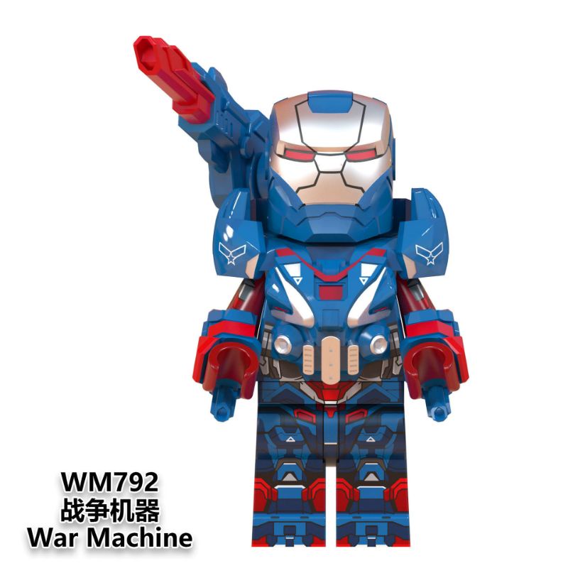 Mainan Anak Lego Iron Man Minifigure Murah WM6063 Ironman Minifigures Marvel Avengers Bricks Figure doctor strange wasp antman warmachine scarlet witch thor superman-Iron man WM792