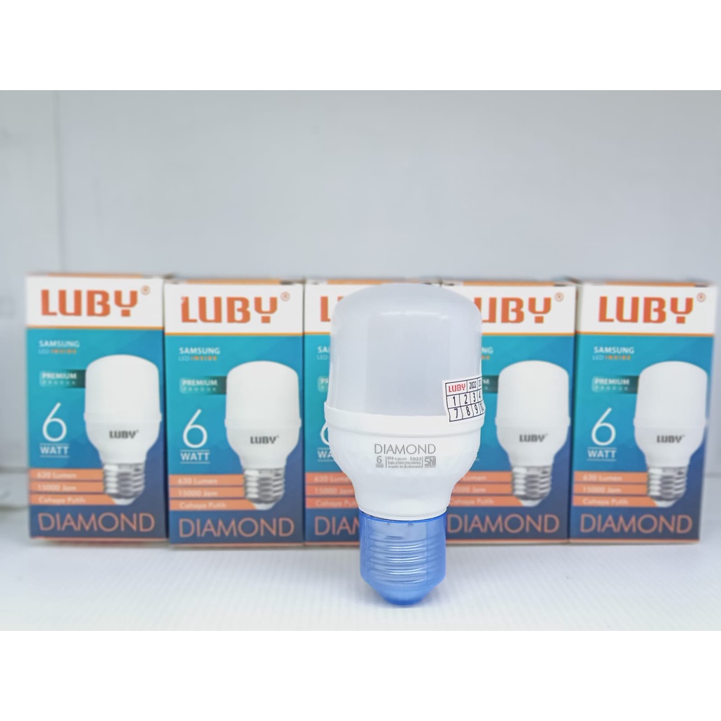 Lampu Led Capsule Luby Diamond 6 Watt Cahaya Putih