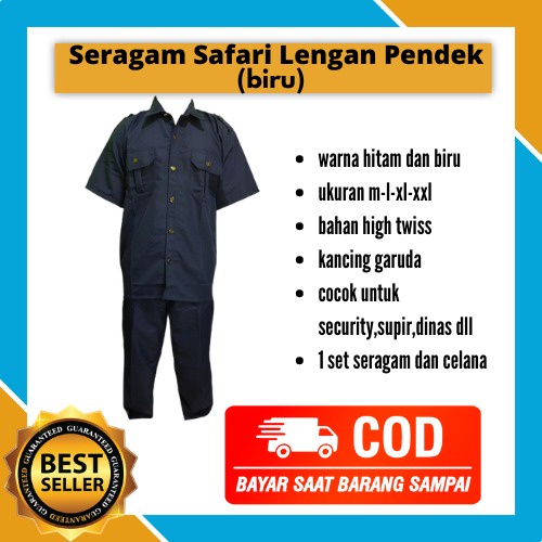 SAFARI PENDEK NAVY SAFARI SUPIR SETELAN SAFARI PENDEK NAVY SERAGAM SAFARI LENGAN PENDEK SAFARI MURAH SAFARI SATPAM SERAGAM SAFARI SECURITY