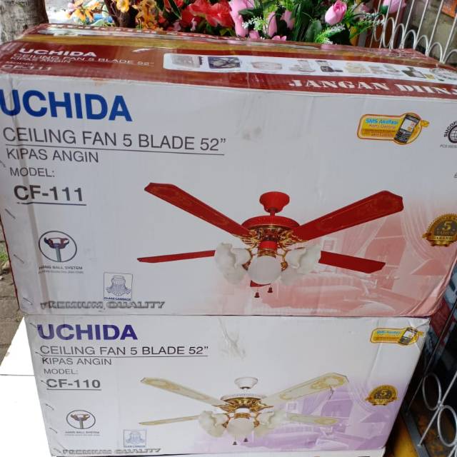 CEILING FAN UCHIDA CF-110 52 INC MERAH