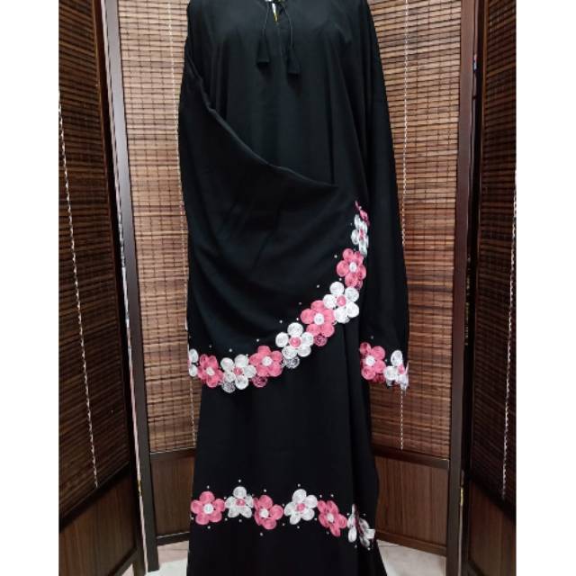 MUKENA MEKAH FLOWER Mukena Mahar Mukena Sholat Mukena Mewah Mukena Elegan Mukena Bordir Mukenah
