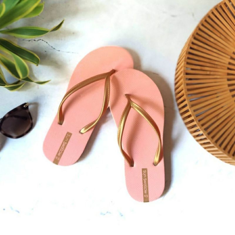 Sandal jepit wanita sendal jepit cewe sun swallow tokyo grosir (per 6psg)