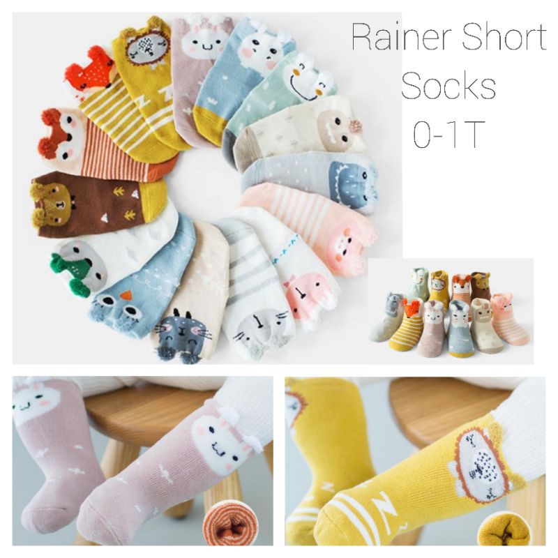 Rainer Short Socks/ Kaos kaki Bayi