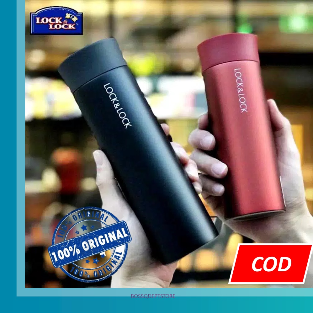 Lock n lock Hero Tumbler 400ml/ Lock and lock Hot and Cool Tumbler - Hitam