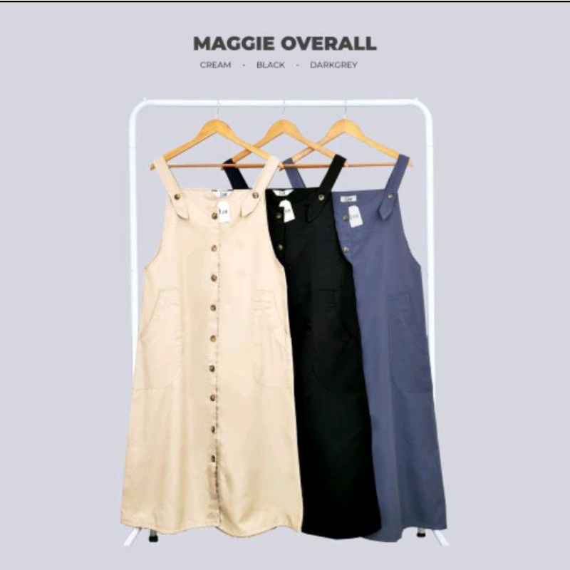 MAGGIE OVERALL PANJANG WANITA ROK PANJANG FASHION MUSLIM OVERALL