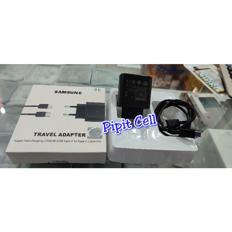 Cas casan Fast Charging Super Fast Charger Batok Kabel Data Samsung Note 10 Samsung S20 Samsung Note