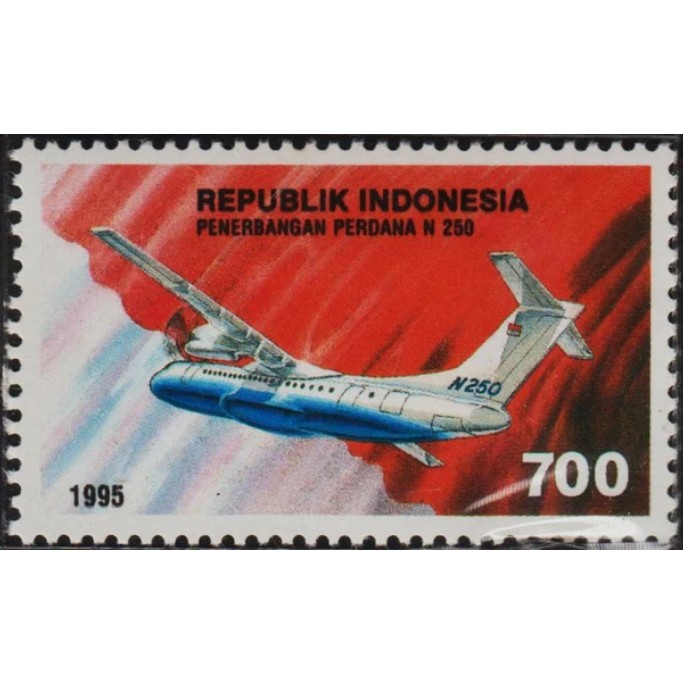 

Perangko Filateli Indonesia MNH 1v 10.08.1995 First Flight Of The N 250