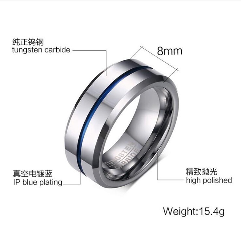 Set Cincin Pasangan Bahan Stainless Steel 316L Warna Gold / Silver untuk Pria / Wanita